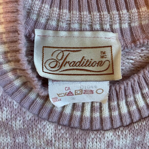 Vintage 90s Pink Knit Sweater - Picture 4 of 4